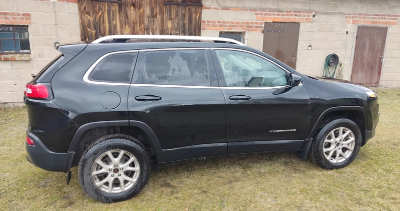 Jeep Cherokee cena 64900 przebieg: 218000, rok produkcji 2016 z Września małe 46